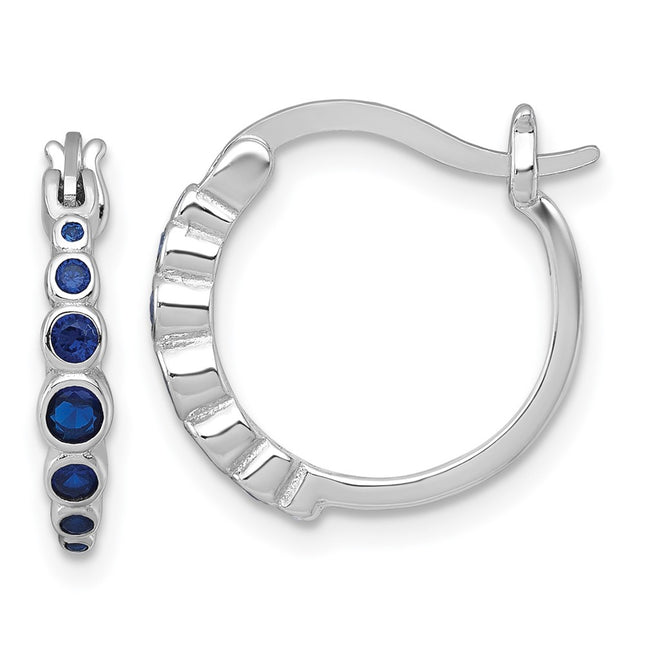 Sterling Silver Earrings Style QE18335CSA - Classique Jewelry Inc.