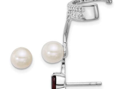 Sterling Silver Earrings Style QE18336GA - Classique Jewelry Inc.