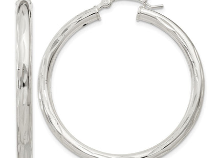 Sterling silver hoop earrings