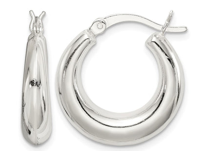 Sterling silver hoop earrings