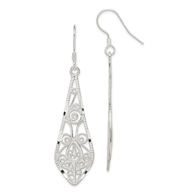 Sterling Silver Earrings Style QE2 - Classique Jewelry Inc.