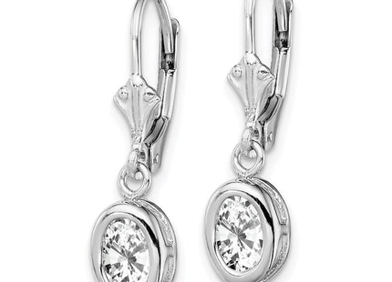 Sterling Silver Earrings Style QE2043CZ - Classique Jewelry Inc.