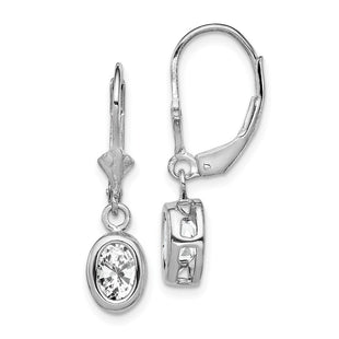 Sterling Silver Earrings Style QE2043CZ - Classique Jewelry Inc.