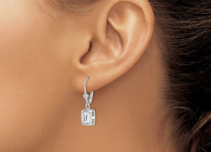 Sterling Silver Earrings Style QE2048CZ - Classique Jewelry Inc.