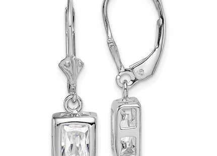Sterling Silver Earrings Style QE2048CZ - Classique Jewelry Inc.