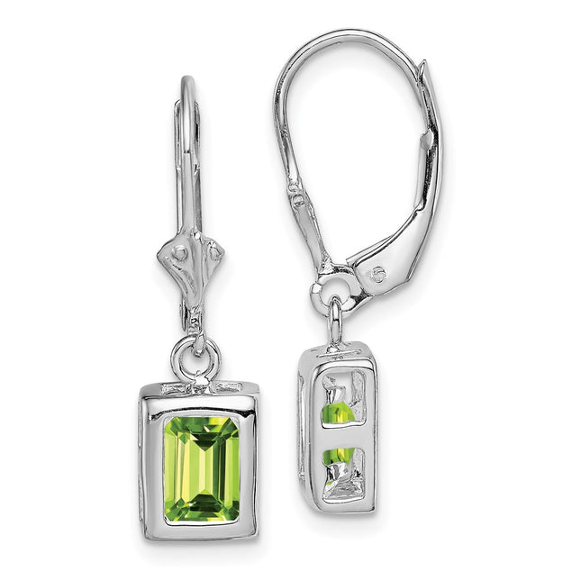 Sterling Silver Earrings Style QE2048PE - Classique Jewelry Inc.
