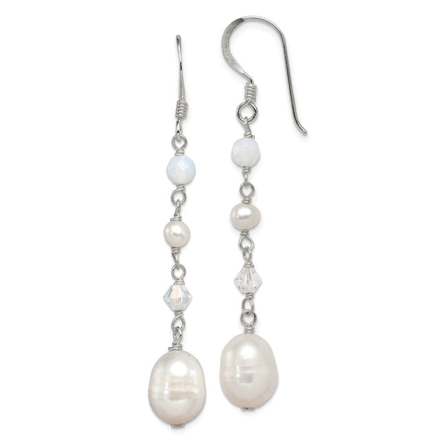 Sterling Silver Earrings Style QE2062 - Classique Jewelry Inc.