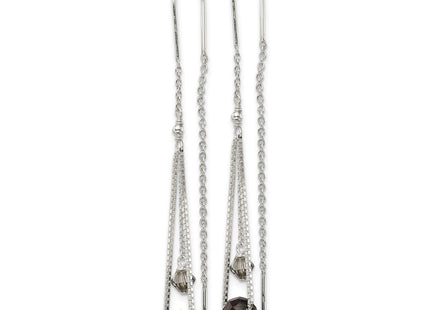 Sterling Silver Earrings Style QE2184 - Classique Jewelry Inc.