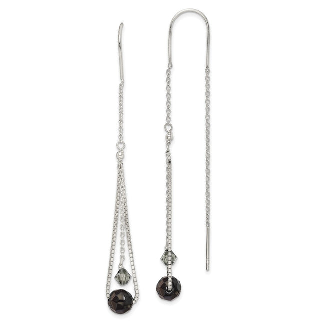 Sterling Silver Earrings Style QE2184 - Classique Jewelry Inc.