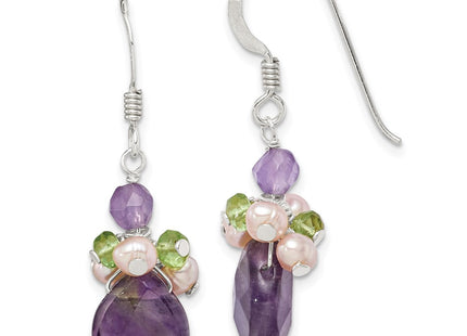 Sterling Silver Earrings Style QE2326 - Classique Jewelry Inc.