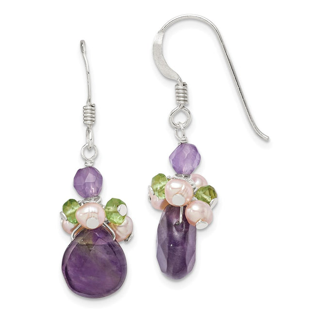 Sterling Silver Earrings Style QE2326 - Classique Jewelry Inc.