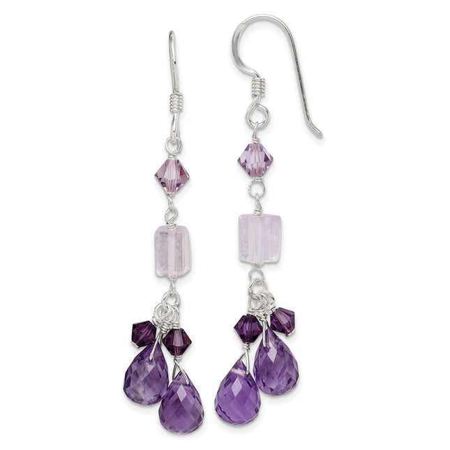 Sterling Silver Earrings Style QE2348 - Classique Jewelry Inc.