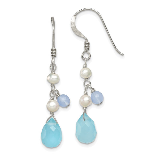 Sterling Silver Earrings Style QE2559 - Classique Jewelry Inc.