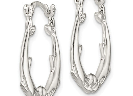 Sterling Silver Earrings Style QE256 - Classique Jewelry Inc.