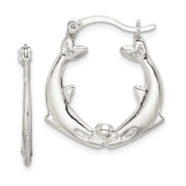 Sterling Silver Earrings Style QE256 - Classique Jewelry Inc.