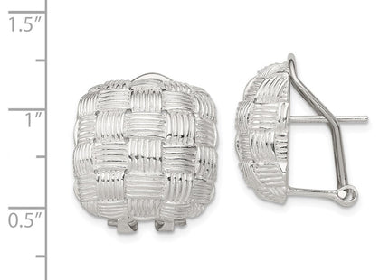 Sterling Silver Earrings Style QE2932 - Classique Jewelry Inc.