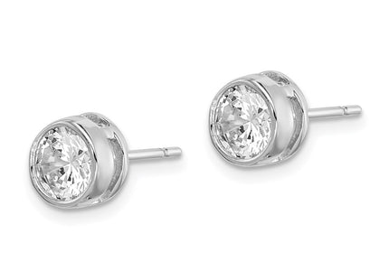Sterling Silver Earrings Style QE302 - Classique Jewelry Inc.