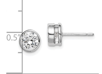 Sterling Silver Earrings Style QE302 - Classique Jewelry Inc.