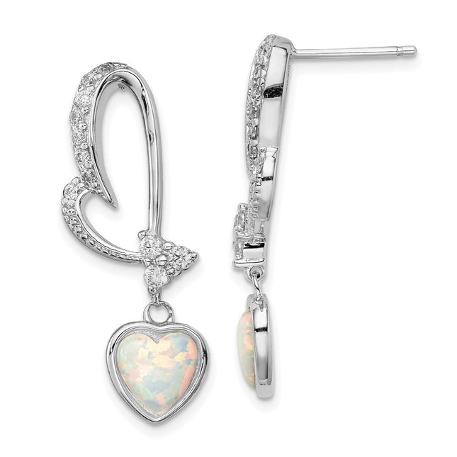 Sterling Silver Earrings Style QE3135 - Classique Jewelry Inc.