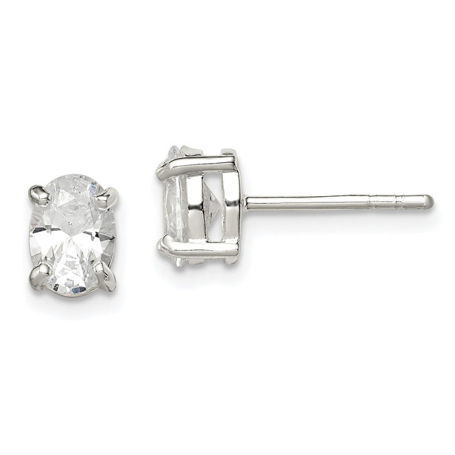 Sterling Silver Earrings Style QE3163 - Classique Jewelry Inc.