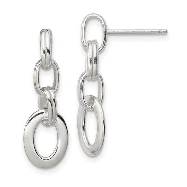 Sterling Silver Earrings Style QE3375 - Classique Jewelry Inc.