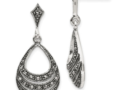 Sterling Silver Earrings Style QE3417 - Classique Jewelry Inc.