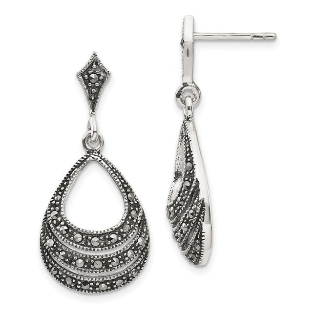 Sterling Silver Earrings Style QE3417 - Classique Jewelry Inc.