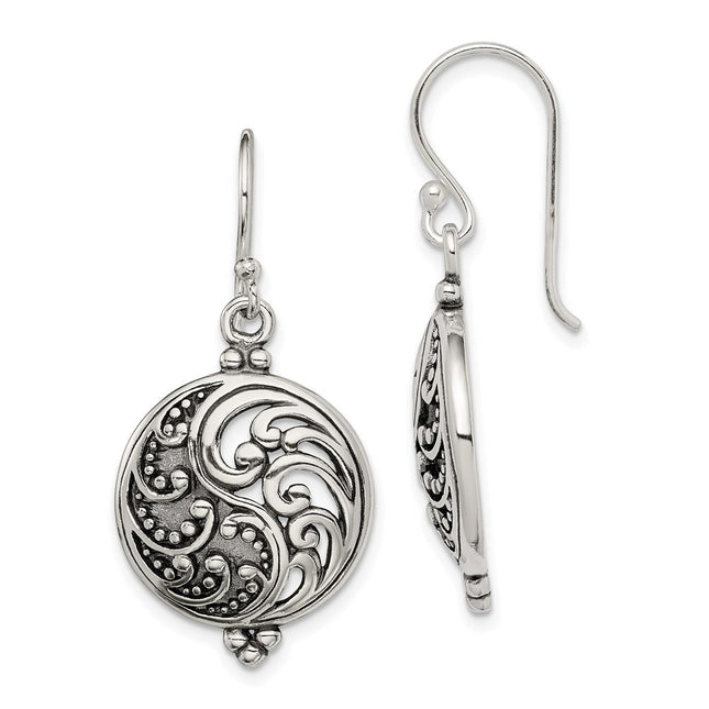 Sterling Silver Earrings Style QE3433 - Classique Jewelry Inc.