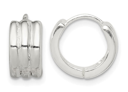Sterling silver hoop earrings