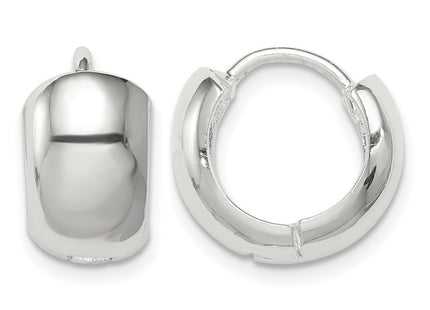 Sterling silver hoop earrings