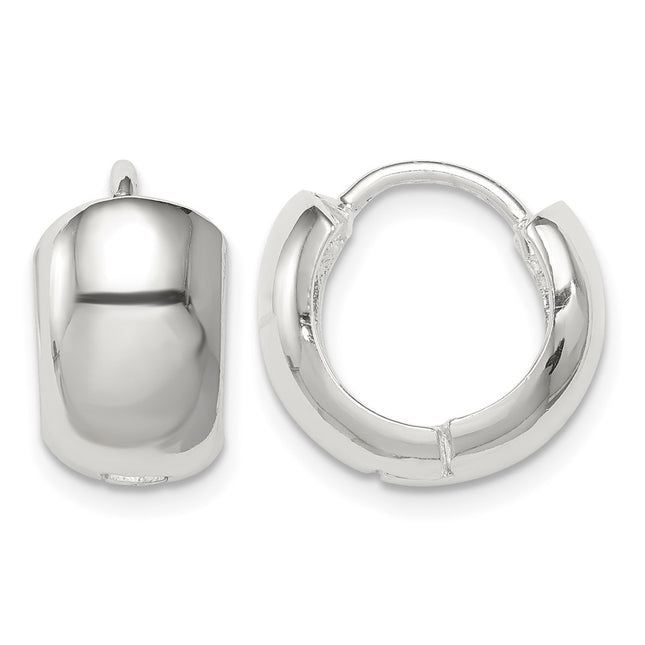 Sterling silver hoop earrings