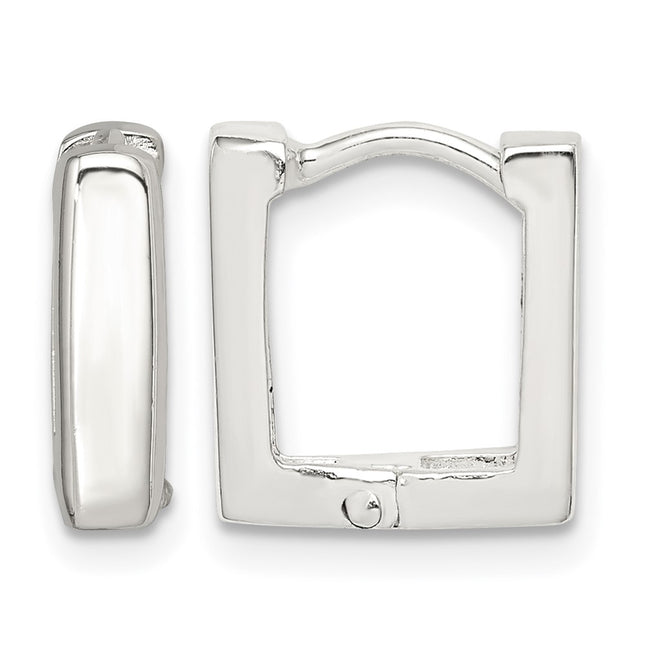 Sterling silver hoop earrings