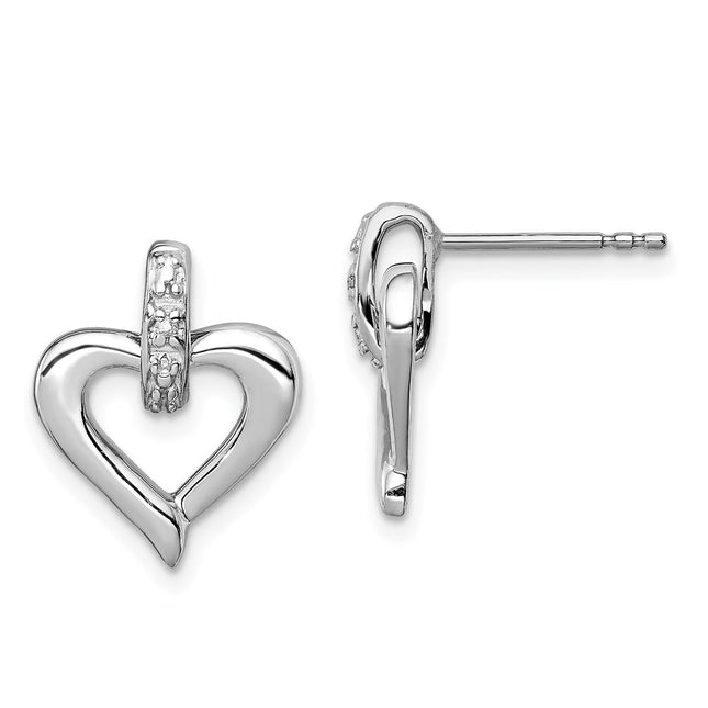 Sterling Silver Earrings Style QE3454 - Classique Jewelry Inc.