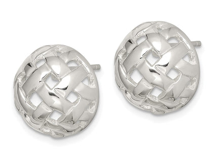 Sterling Silver Earrings Style QE3491 - Classique Jewelry Inc.