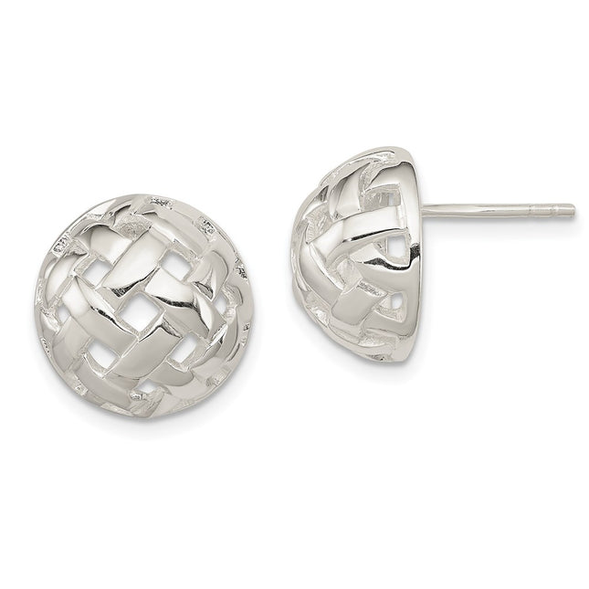 Sterling Silver Earrings Style QE3491 - Classique Jewelry Inc.