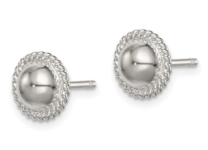 Sterling silver earrings, alternate view