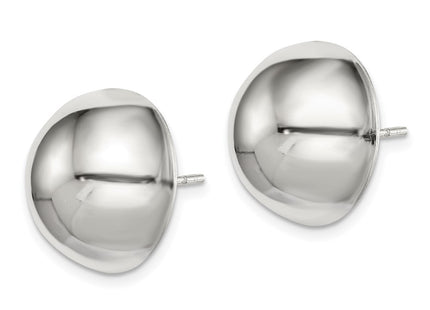 Sterling silver earrings, alternate view