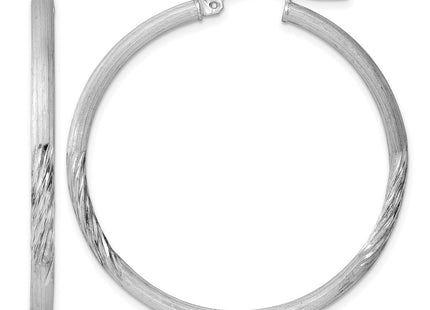Sterling silver hoop earrings