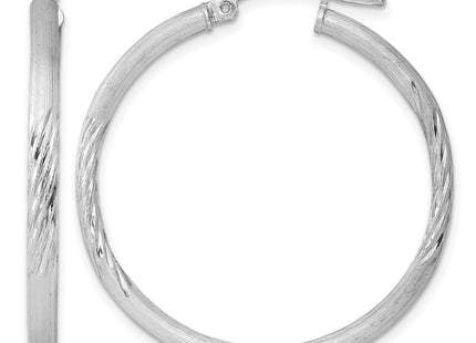 Sterling silver hoop earrings