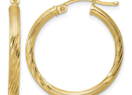 Sterling silver hoop earrings