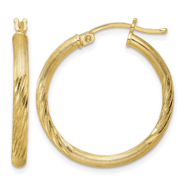 Sterling silver hoop earrings