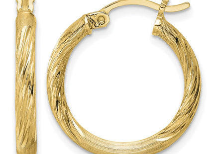 Sterling silver hoop earrings