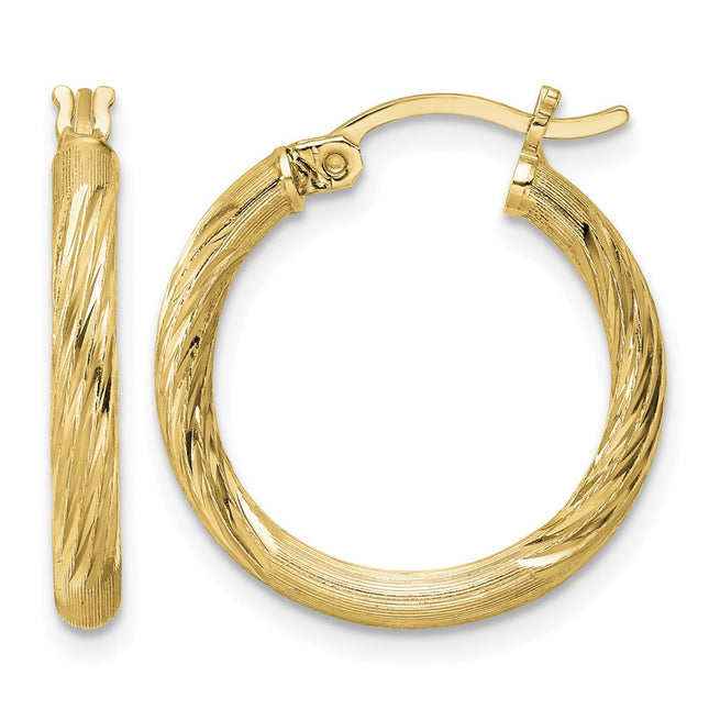 Sterling silver hoop earrings
