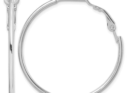 Sterling silver hoop earrings
