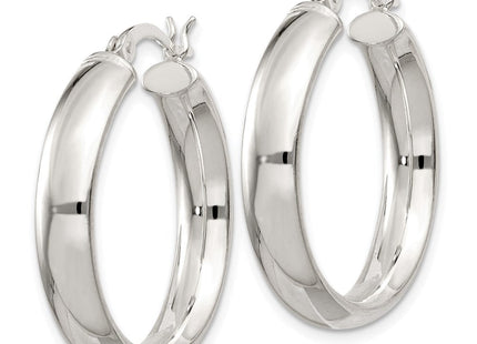 Sterling Silver Hoop Earrings (Style QE3686)