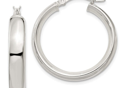 Sterling Silver Hoop Earrings (Style QE3686)