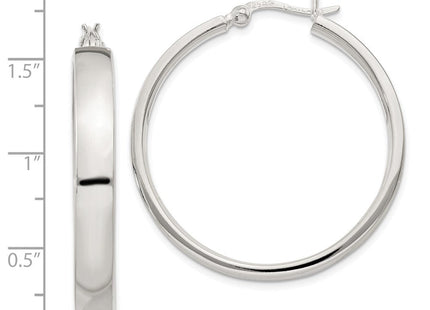 Sterling Silver Hoop Earrings (Style QE3688)