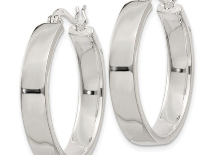 Sterling Silver Hoop Earrings (Style QE3689)