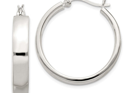 Sterling Silver Hoop Earrings (Style QE3689)
