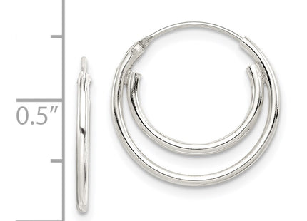 Sterling Silver Earrings Style QE3718 - Classique Jewelry Inc.